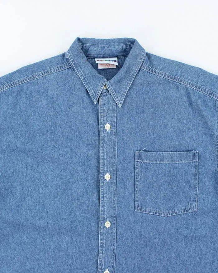 Vintage 90s Peanuts Denim Shirt - L sold by Rokit product image thumbnail 3