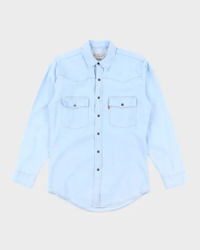 Vintage Levi's Orange Tab Denim Shirt - M sold by Rokit