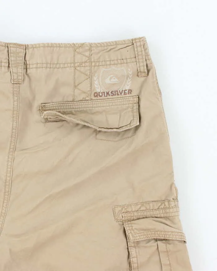 Vintage Y2K Quiksilver Baggy Heavyweight Cargo Shorts - W30 L10 sold by Rokit product image thumbnail 4