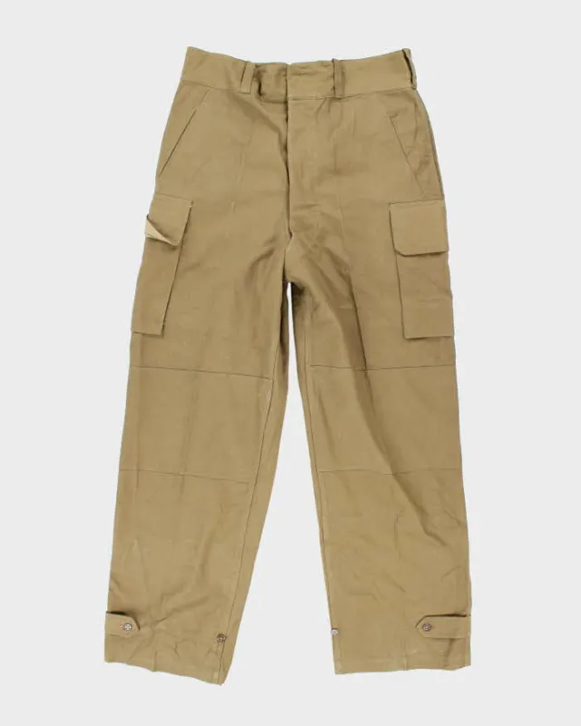 50s Vintage French Army M47 Combat Trousers - 36x34 sold by Rokit