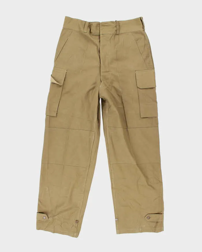 50s Vintage French Army M47 Combat Trousers - 36x34 sold by Rokit