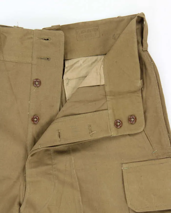 50s Vintage French Army M47 Combat Trousers - 36x34 sold by Rokit product image thumbnail 5