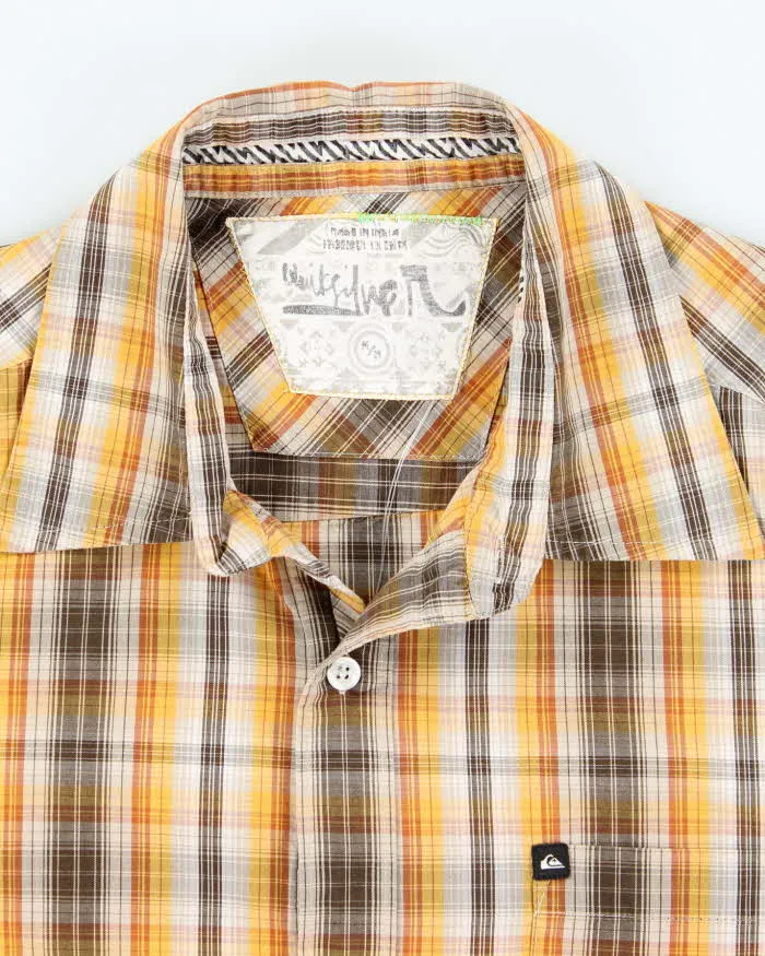 Vintage 00s Quicksilver Short Sleeve Check Shirt - M sold by Rokit product image thumbnail 5