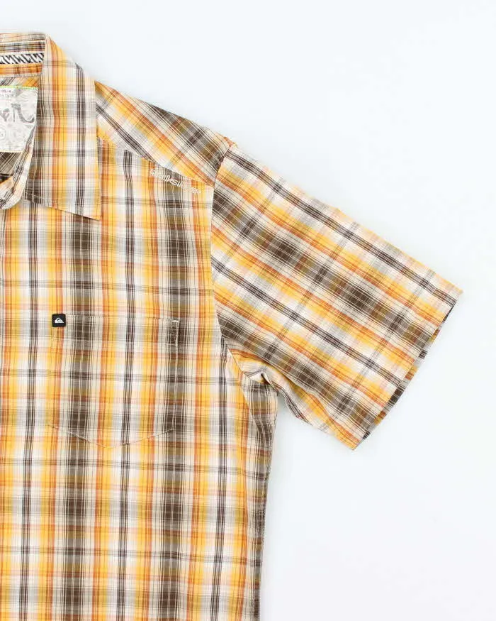 Vintage 00s Quicksilver Short Sleeve Check Shirt - M sold by Rokit product image thumbnail 4