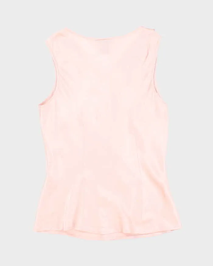 Vintage 00s Mossimo Silk Ruffle Top - S sold by Rokit product image thumbnail 2