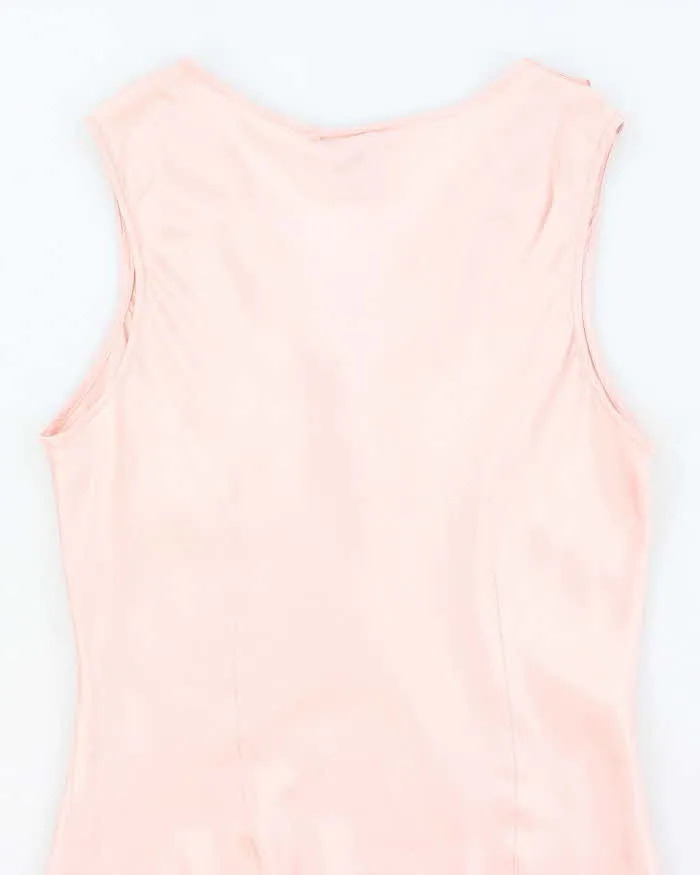 Vintage 00s Mossimo Silk Ruffle Top - S sold by Rokit product image thumbnail 4