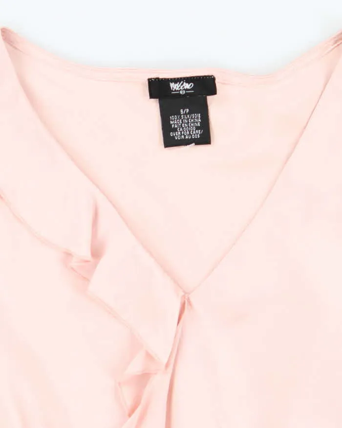 Vintage 00s Mossimo Silk Ruffle Top - S sold by Rokit product image thumbnail 5