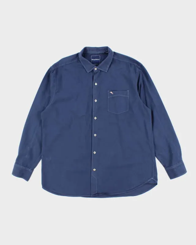 Vintage Tommy Bahama Long Sleeve Silk Blend Shirt - XL made by Tommy Bahama