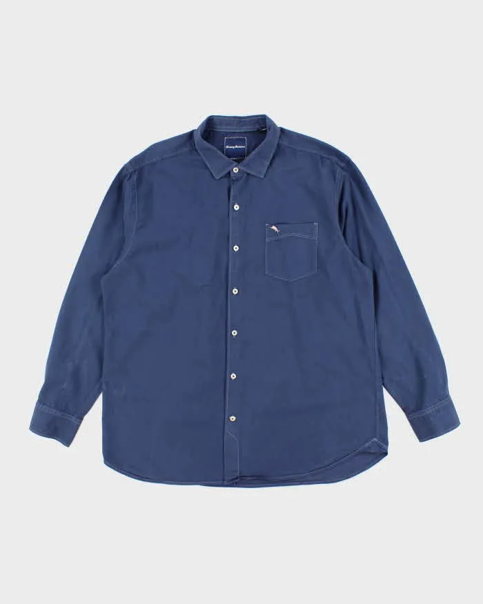 Vintage Tommy Bahama Long Sleeve Silk Blend Shirt - XL sold by Rokit