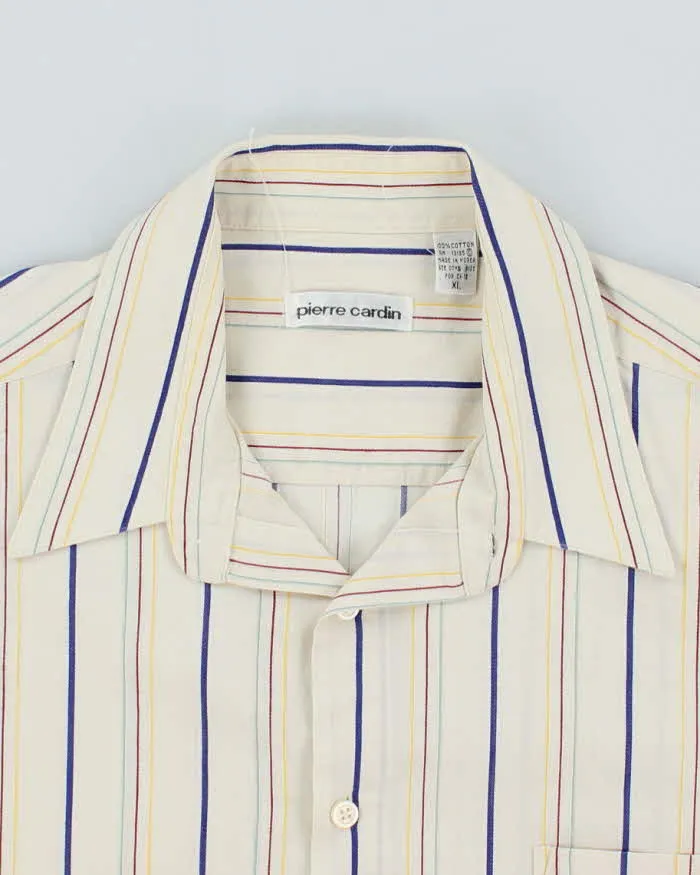 Vintage Pierre Cardin Short Sleeve Stripe Shirt - XL sold by Rokit product image thumbnail 5