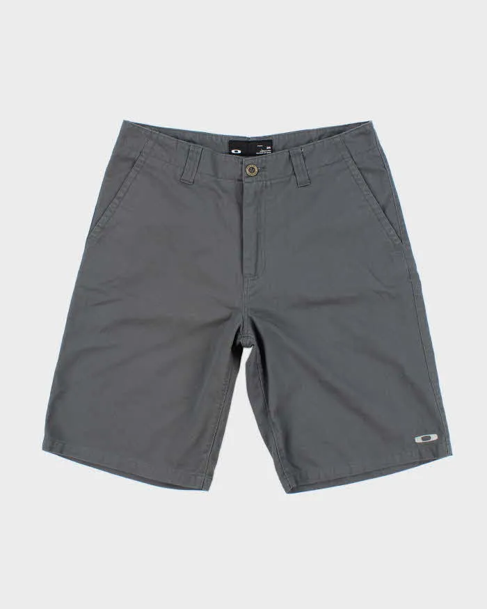 Vintage 2000's Oakley Small Embroidered Logo Chino Shorts - W32 L10 sold by Rokit