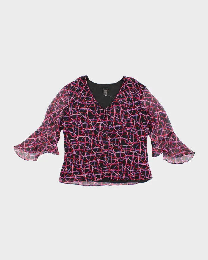 Vintage Y2k 00s Silkland SIlk Blouse - XL sold by Rokit