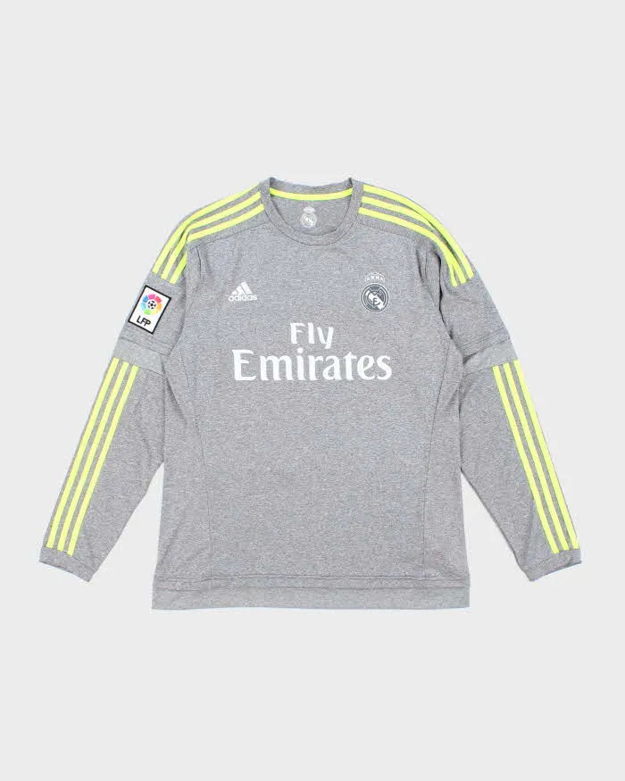 Vintage Adidas Real Madrid Goalkeeper Long Sleeve Jersey - L sold by Rokit