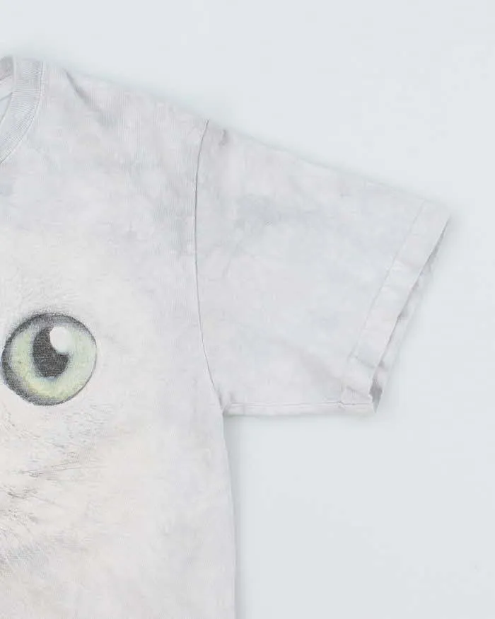 Vintage The Mountain Big Cat Face Graphic T-Shirt - S sold by Rokit product image thumbnail 4