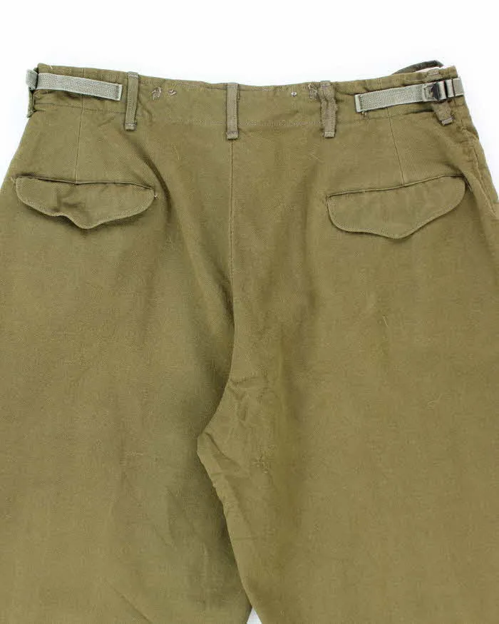 50s Vintage US Army M-1950 Wool Trousers - 34x27 sold by Rokit product image thumbnail 4