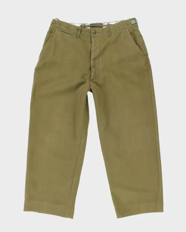 50s Vintage US Army M-1950 Wool Trousers - 34x27 sold by Rokit