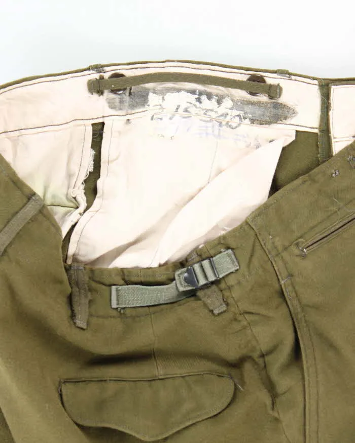 50s Vintage US Army M-1950 Wool Trousers - 34x27 sold by Rokit product image thumbnail 5