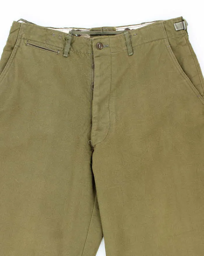 50s Vintage US Army M-1950 Wool Trousers - 34x27 sold by Rokit product image thumbnail 3