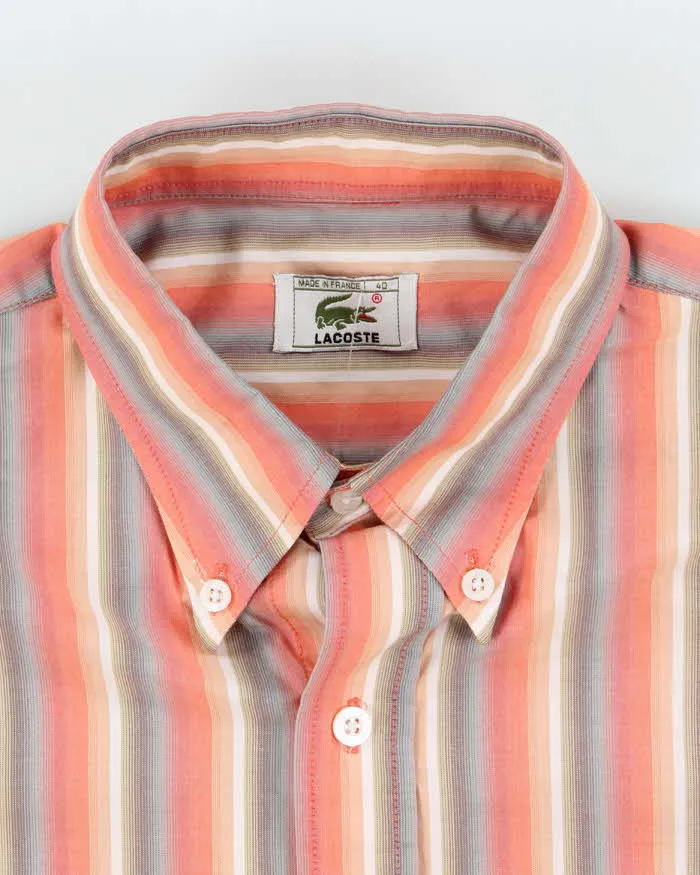 Vintage Lacoste Striped Short Sleeve Shirt - L sold by Rokit product image thumbnail 5