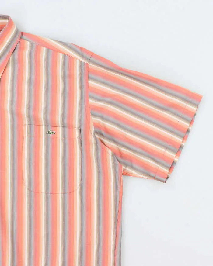 Vintage Lacoste Striped Short Sleeve Shirt - L sold by Rokit product image thumbnail 4