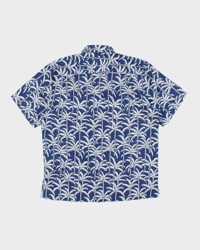 Vintage 2000's Tommy Bahama Palm Tree Print Short Sleeve Shirt - L sold by Rokit product image thumbnail 2