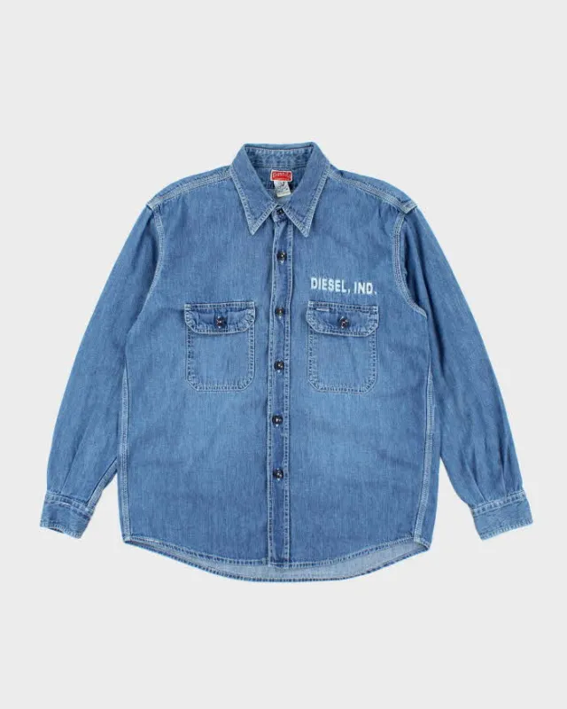 Vintage 90s Diesel Denim Shirt - M sold by Rokit