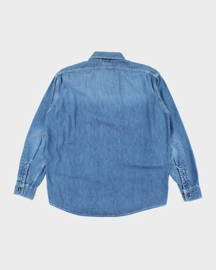 Vintage 90s Diesel Denim Shirt - M sold by Rokit product image thumbnail 2