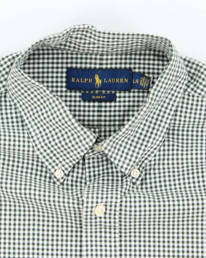 Vintage Ralph Lauren Check Long Sleeve Shirt - L sold by Rokit product image thumbnail 5