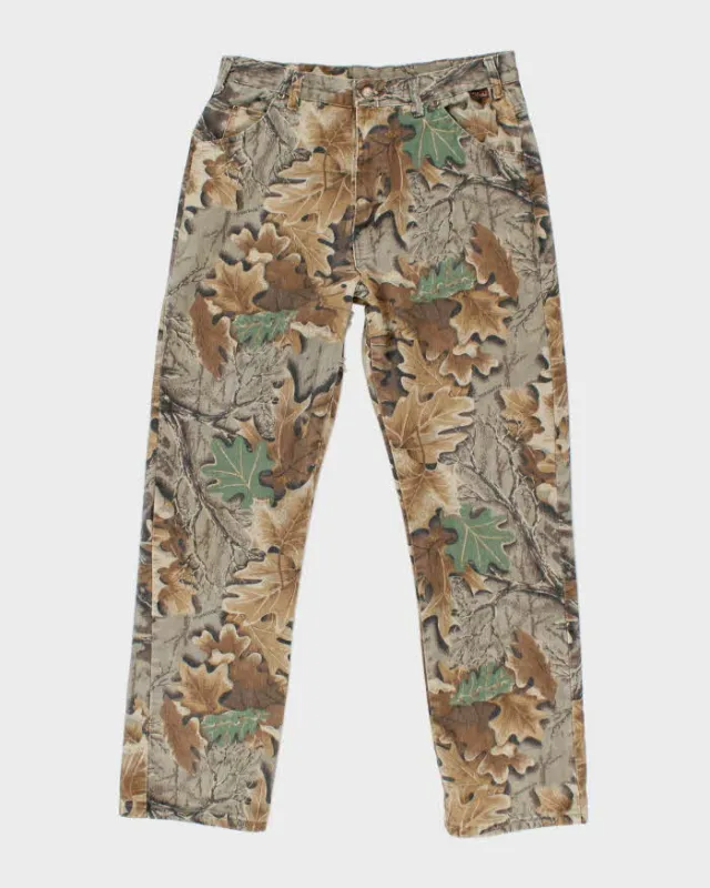 Vintage Y2K Walls Real Tree Camouflage Relaxed Fit Trousers - W32 L30 sold by Rokit