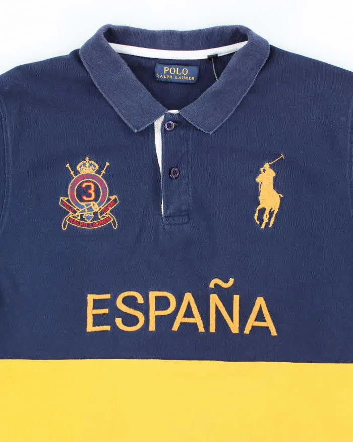 Vintage Y2K Ralph Lauren Espana Embroidered Polo Shirt - L sold by Rokit product image thumbnail 3