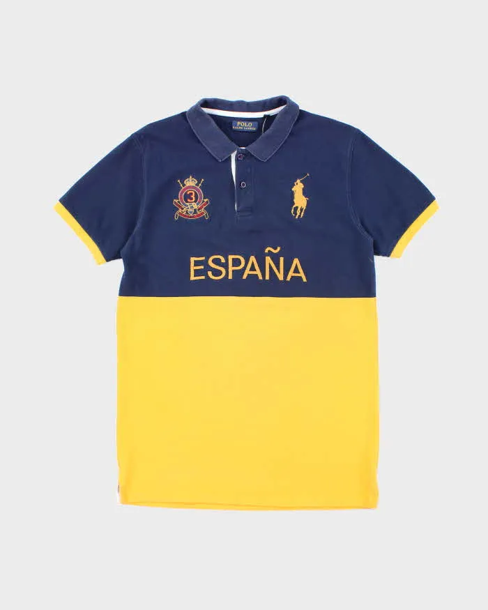 Vintage Y2K Ralph Lauren Espana Embroidered Polo Shirt - L sold by Rokit