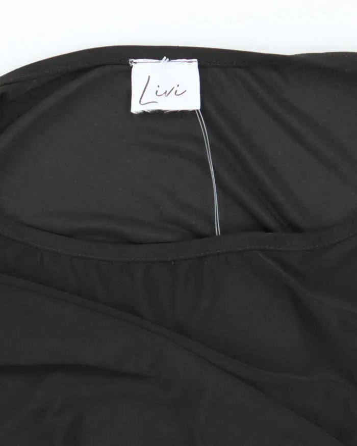 Vintage Y2k 00s Livi One Shoulder Ruched Top - S sold by Rokit product image thumbnail 5