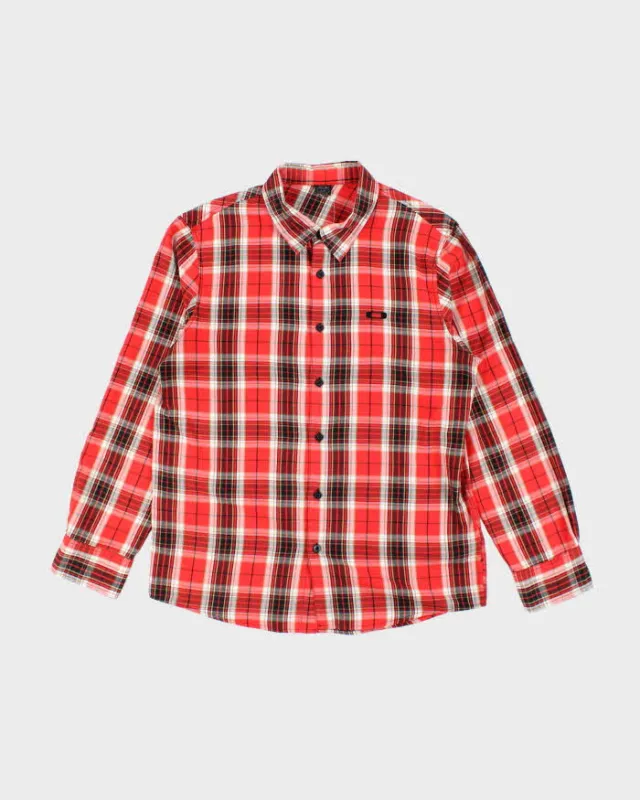 Vintage 00s Oakley Long Sleeve Check Shirt - L sold by Rokit