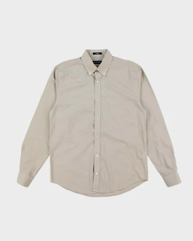 Vintage Y2K Fred Perry Check Long Sleeve Small Logo Shirt - L sold by Rokit