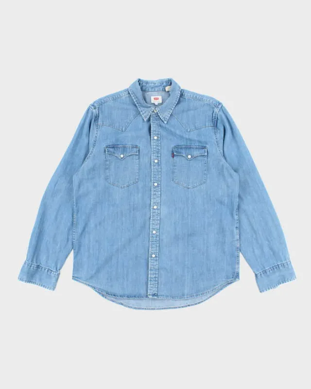 Vintage Levi's Western Denim Shirt - XL sold by Rokit