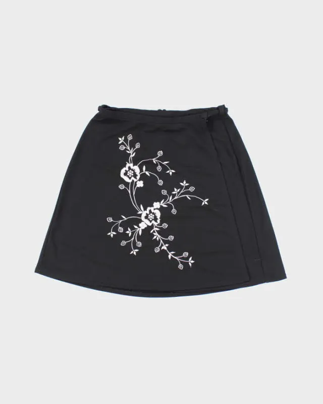 Vintage 90s Le Chateau Wrap Skirt - S sold by Rokit