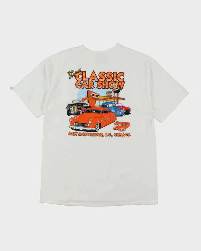 Vintage 2000's A&W Classic Car Show Graphic T-Shirt - L sold by Rokit product image thumbnail 3