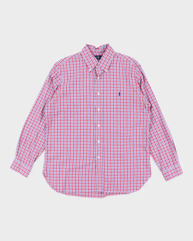 Vintage Ralph Lauren Check Long Sleeve Shirt - L sold by Rokit
