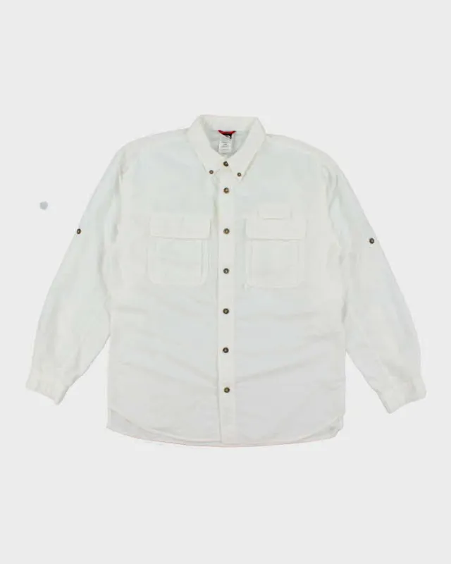 Vintage Y2K The North Face Utility Long Sleeve Shirt - M sold by Rokit