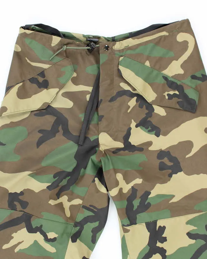 00s Vintage US army ECWCS Woodland Camo Gore-Tex Trousers - 34x28 sold by Rokit product image thumbnail 2