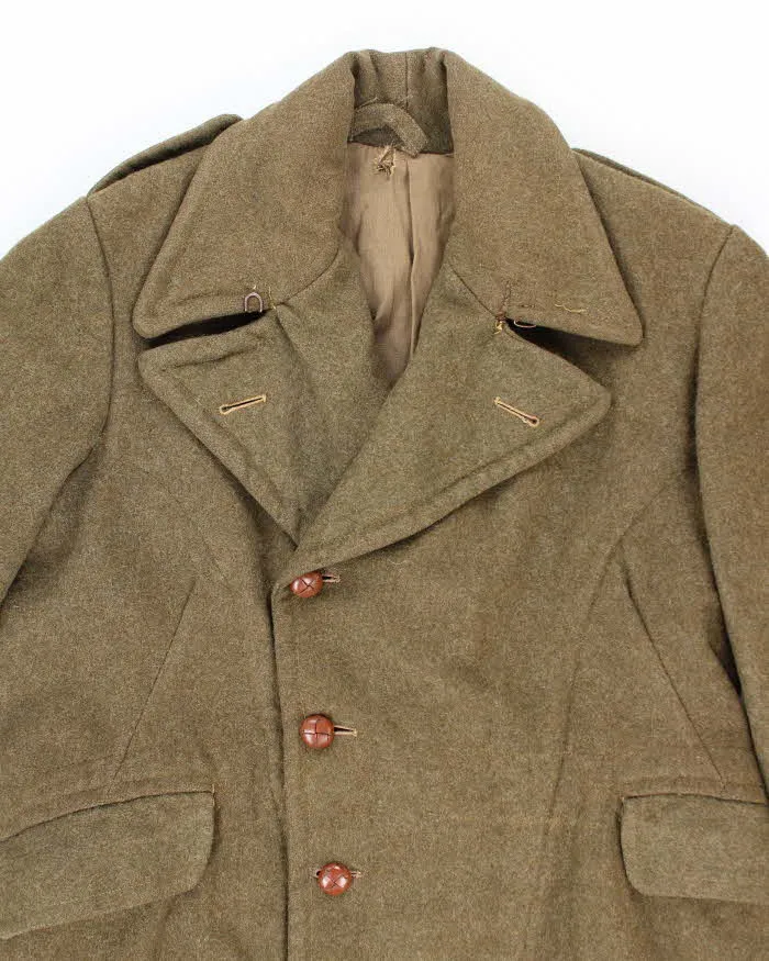 50s Vintage Military Heavy Wool Great Coat - X-Large sold by Rokit product image thumbnail 2