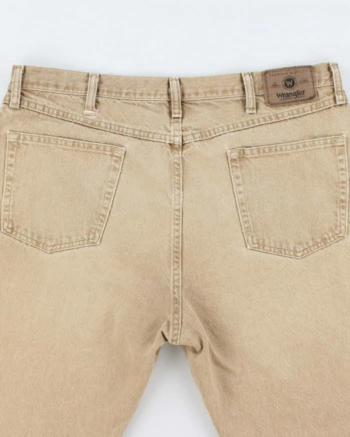 Vintage 2000's Wrangler Wide Leg Denim Cut Off Shorts - W36 L15 sold by Rokit product image thumbnail 4
