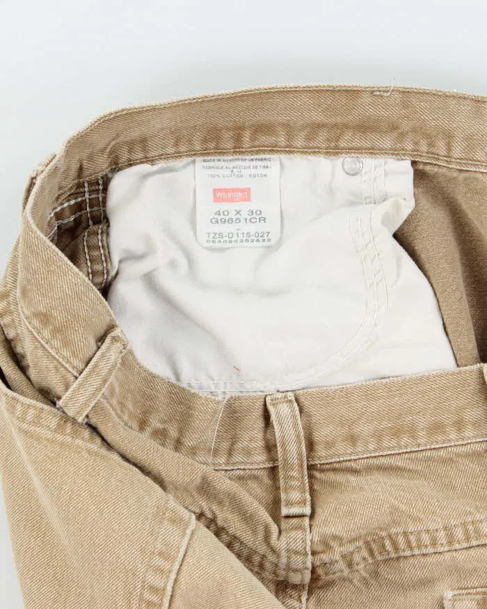 Vintage 2000's Wrangler Wide Leg Denim Cut Off Shorts - W36 L15 sold by Rokit product image thumbnail 5