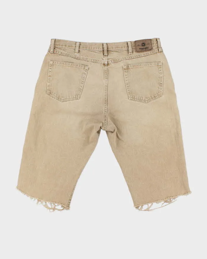 Vintage 2000's Wrangler Wide Leg Denim Cut Off Shorts - W36 L15 sold by Rokit product image thumbnail 2