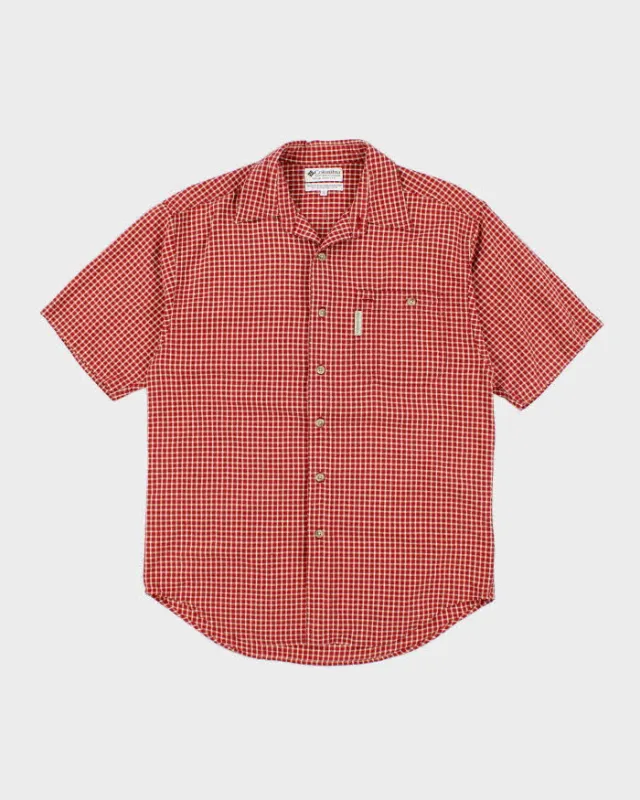 Vintage 2000's Columbia Checked Short Sleeve Shirt - S sold by Rokit