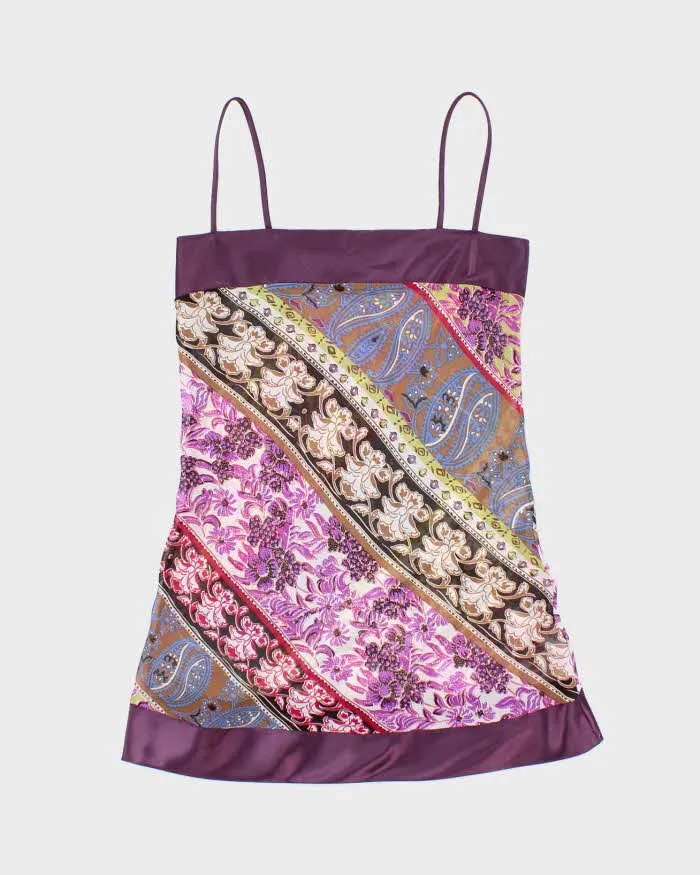 Vintage Y2k 00s FWR Mesh & Satin Cami - XS sold by Rokit