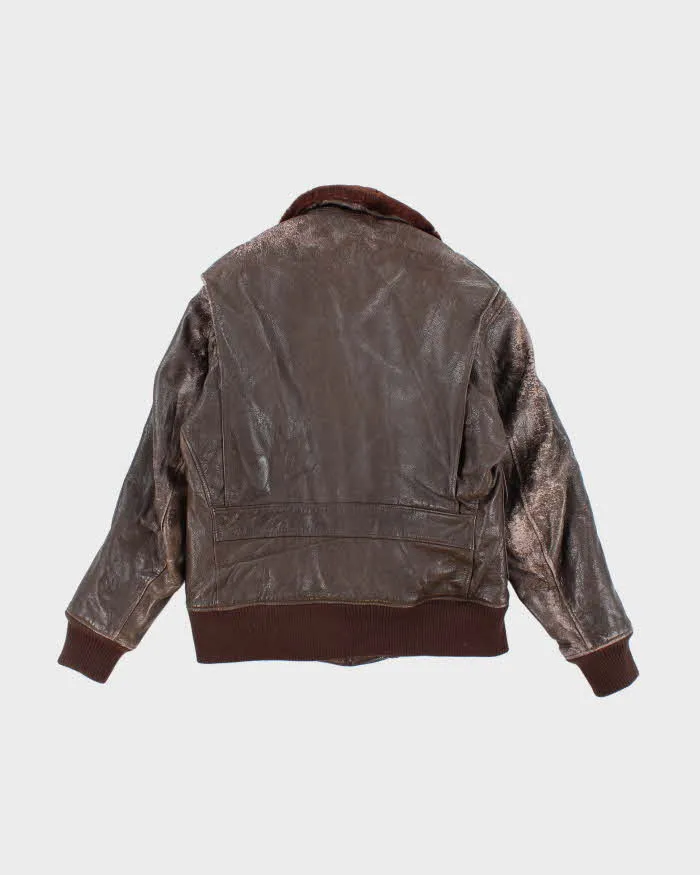 50s Vintage US Navy G-1 Leather Flight Jacket - X-Small sold by Rokit product image thumbnail 2