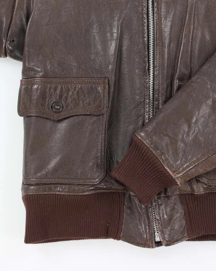 50s Vintage US Navy G-1 Leather Flight Jacket - X-Small sold by Rokit product image thumbnail 4