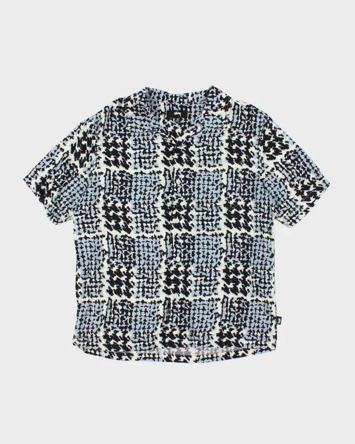 Vintage 2000's Stussy Patterned Lightweight Hawaiian Shirt - S sold by Rokit