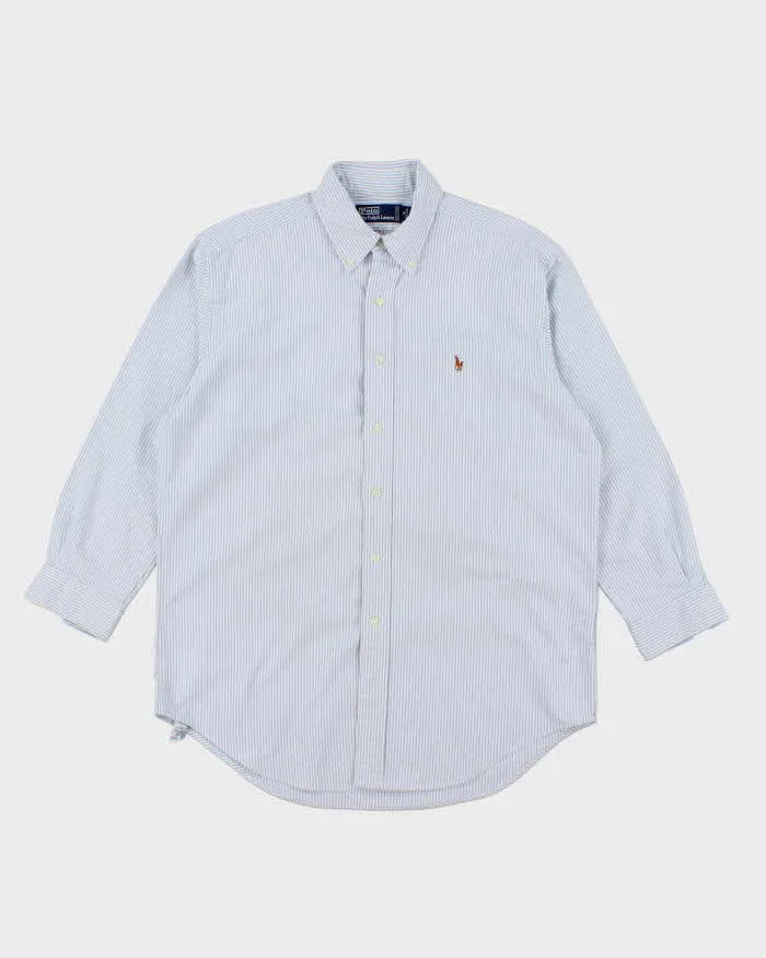 Vintage Ralph Lauren Long Sleeve Stripe Heavyweight Shirt - XL sold by Rokit